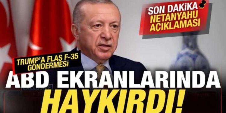 Başkan Erdoğan ABD ekranlarında haykırdı! Son dakika Netanyahu açıklaması