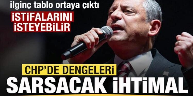 CHP’de dengeleri sarsacak ihtimal! Özgür Özel istifalarını isteyebilir