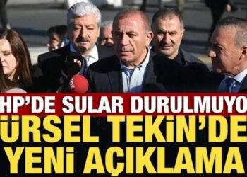 CHP’de sular durulmuyor: Gürsel Tekin’den yeni açıklama