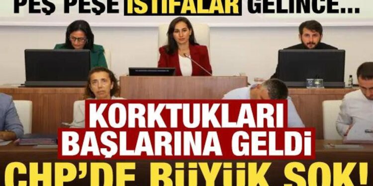 CHP’ye soğuk duş! İstifalar peş peşe gelince çoğunluğu kaybettiler…