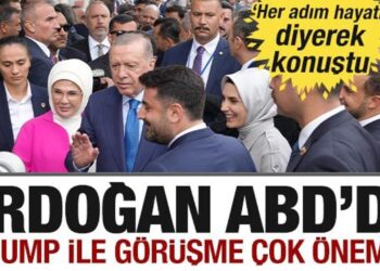 Cumhurbaşkanı Erdoğan ABD’de! ‘Her adım hayati’ diyerek konuştu!
