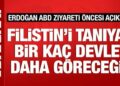 Cumhurbaşkanı Erdoğan: BMGK’da Filistin’i tanıyan devletler olacak
