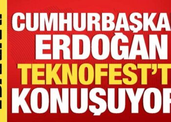 Cumhurbaşkanı Erdoğan TEKNOFEST’te konuşuyor!