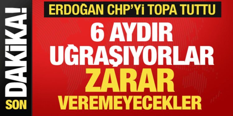 Cumhurbaşkanı Erdoğan’dan CHP’ye sert sözler: Başaramayacaksınız!