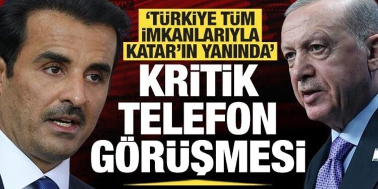 Cumhurbaşkanı Erdoğan’dan Katar’a net mesaj: Türkiye tüm imkanlarıyla Katar’ın yanında