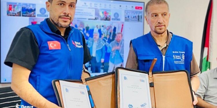 Deniz Feneri Derneği’nden Gazze’ye hayat veren anlaşma