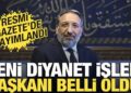 Diyanet İşleri Başkanlığına Prof. Dr. Safi Arpaguş atandı! Resmi Gazete’de yayımlandı