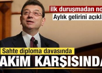 Ekrem İmamoğlu diploma davasında hakim karşısında! Aylık gelirini açıkladı!