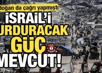 Erdoğan çağrı yapmıştı! İşte İsrail’i durduracak güç