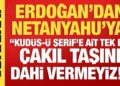 Erdoğan TEKNOFEST’te: Kudüs-ü Şerif’e ait tek bir çakıl taşını dahi vermeyiz