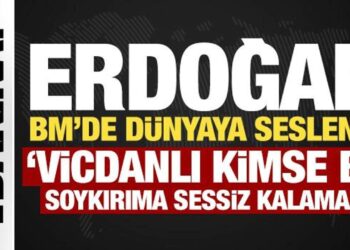 Erdoğan’dan BM’de dikkat çeken Filistin mesajı
