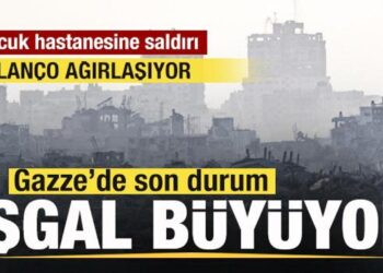 Gazze’den son dakika: İşgal büyüyor! Korkunç bilanço! Çocuk Hastanesini hedef aldı