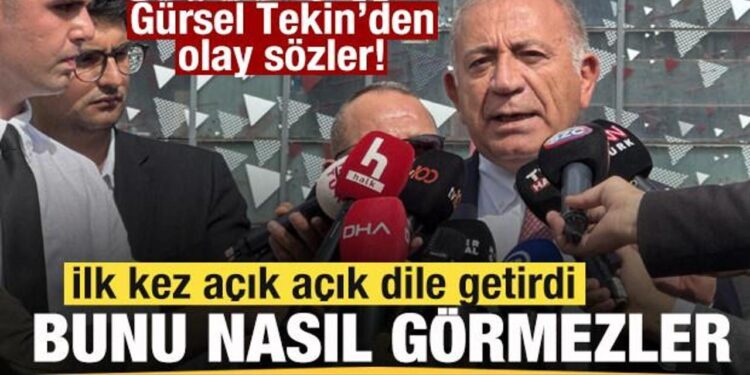 Gürsel Tekin’den olay sözler! İlk kez dile getirdi! CHP’liler Bunu nasıl görmez!