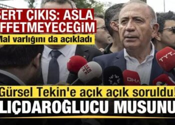 Gürsel Tekin’e açık açık soruldu! Kılıçdaroğlucu musunuz? Mal varlığını da açıkladı