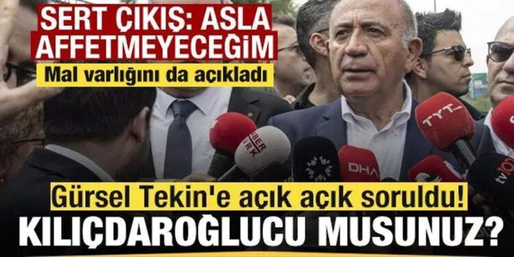 Gürsel Tekin’e açık açık soruldu! Kılıçdaroğlucu musunuz? Mal varlığını da açıkladı