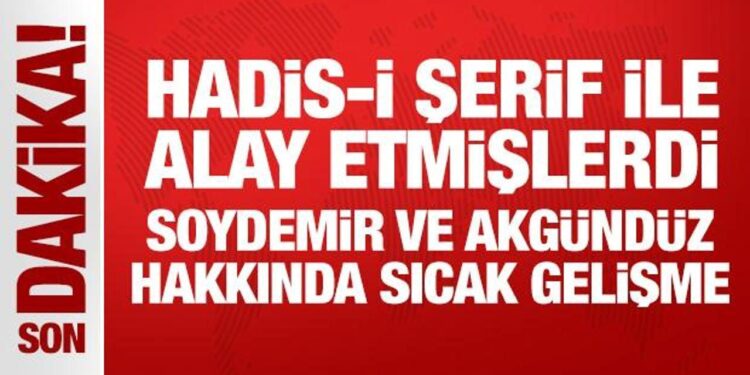 Hadis-i Şerif ile alay eden Boğaç Soydemir ve Enes Akgündüz gözaltına alındı