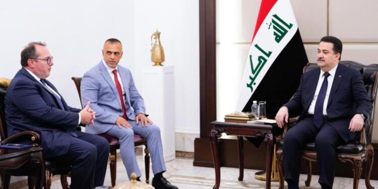 Irak Başbakanı Sudani, ABD’nin yeni Irak Maslahatgüzarını kabul etti