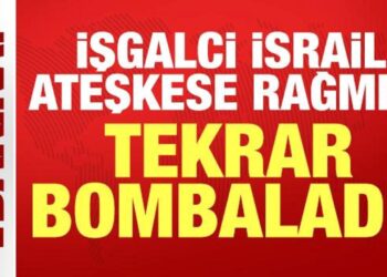 İşgalci İsrail ateşkese rağmen o ülkeyi tekrar bombaladı!