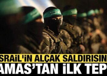 İşgalci İsrail’in alçak saldırısına Hamas’tan ilk tepki!