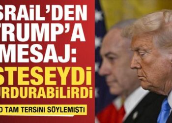 İsrail’den Katar mesajı: Trump saldırıyı durdurmak istese durdurabilirdi