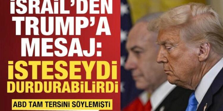 İsrail’den Katar mesajı: Trump saldırıyı durdurmak istese durdurabilirdi