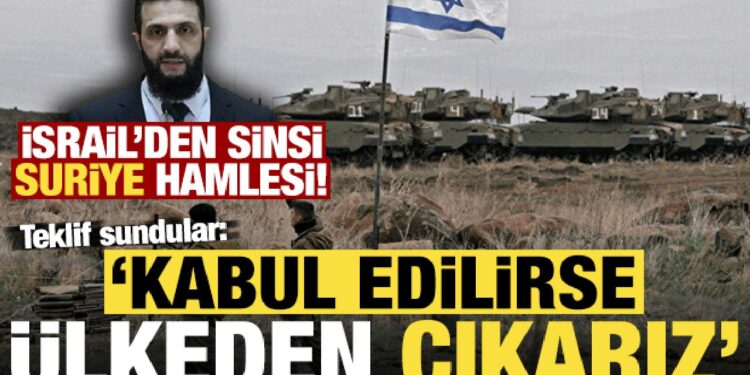 İsrail’den sinsi Suriye hamlesi! Teklif sundular: Şartlar karşılanırsa Suriye’den çıkarız!