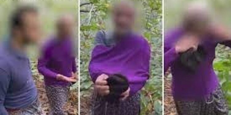 Kadın kılığındaki baba ve oğluna suçüstü!