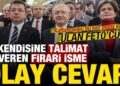 Kaftancıoğlu’ndan kendisine talimat veren firari isme olay cevap: Ulan FETÖ’cü…