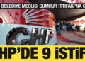 Karabağlar Belediyesi’nde CHP’li 9 belediye meclis üyesi istifa etti