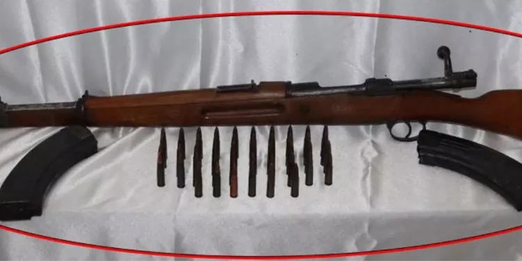 Jandarma Kars’ta tarihi silah ve mühimmat ele geçirdi