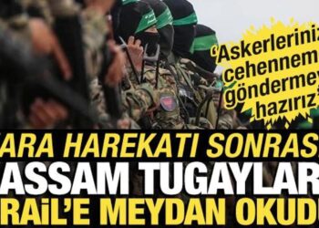 Kassam Tugayları İsrail’e meydan okudu: Askerlerinizi cehenneme göndermeye hazırız