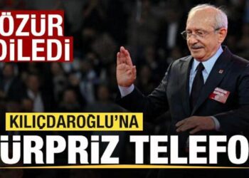 Kılıçdaroğlu’na sürpriz telefon! Özür diledi