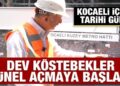 Kocaeli’de tarihi gün: Dev köstebekler tünel açmaya başladı