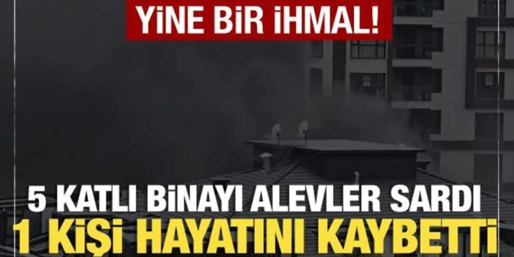 Küçükçekmece’de 5 katlı binada yangın! Ölü ve yaralılar var