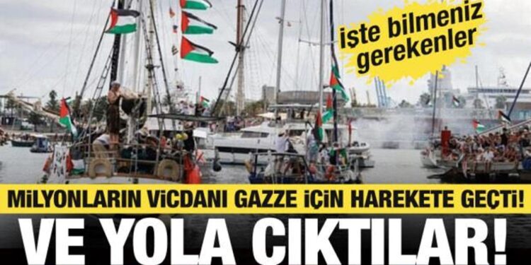 Küresel Sumud Filosu Tunus’tan Gazze’ye doğru yola çıktı