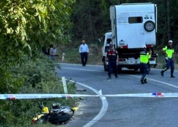 Kütahya’da motosiklet kazası! 1 polis öldü