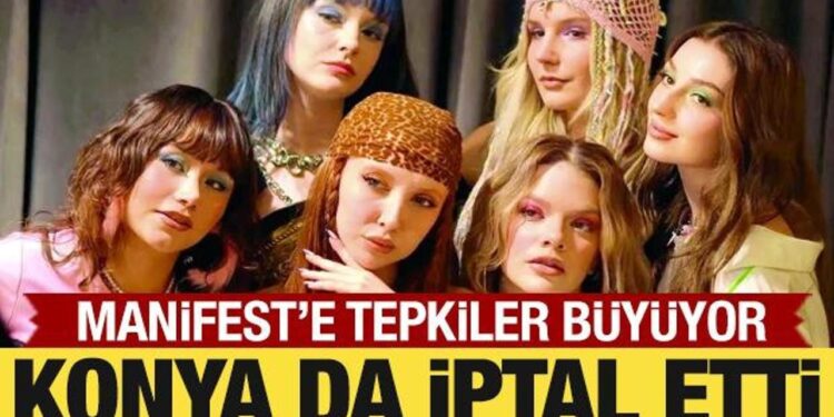 Manifest grubunun Konya’daki konseri de iptal edildi