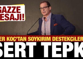 Ömer Koç’tan anlamlı Gazze mesajı: Soykırımı destekleyenlere tepki!