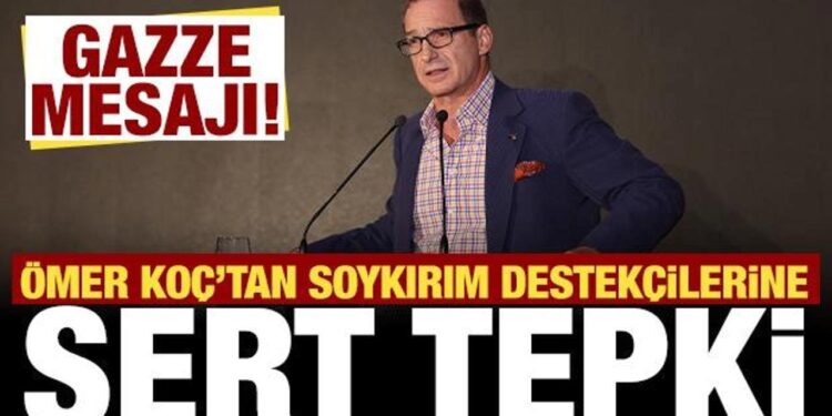 Ömer Koç’tan anlamlı Gazze mesajı: Soykırımı destekleyenlere tepki!