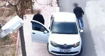 Polis Görünce Sürücü Değiştiren Araç Dronla Yakalandı