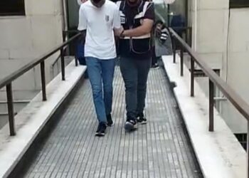 Polisi görünce çimlere yatıp ölü taklidi yaptı