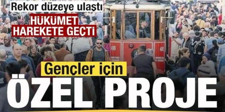 Rekor düzeye ulaştı! Hükümet harekete geçti! Gençler için özel proje!