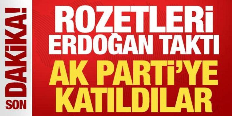 Rozetleri Erdoğan taktı: Seydişehir ve Emirgazi Belediye Başkanları AK Parti’ye katıldı