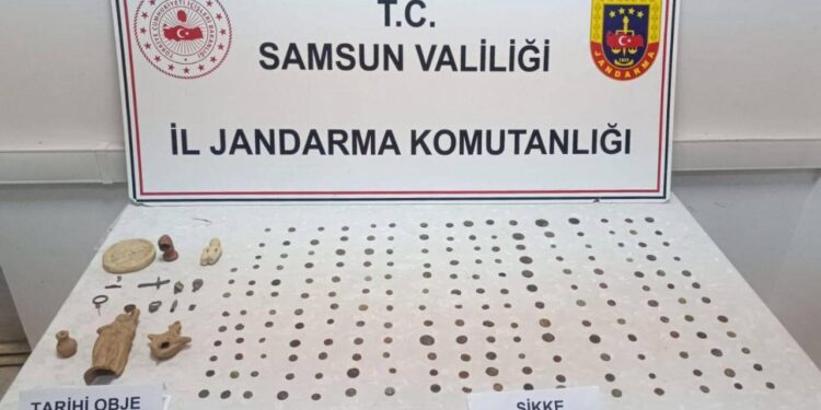 Samsun’da tarihi eser operasyonu