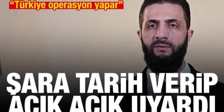 Şara’dan SDG’ye uyarı: Türkiye’nin askeri operasyonu masada