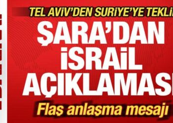 Şara’dan son dakika İsrail açıklaması! Anlaşma sinyali! Tel Aviv’den Suriye’ye teklif