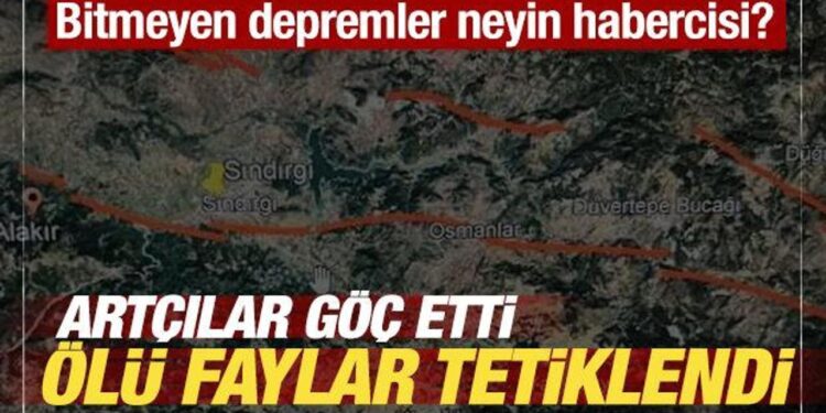 Sındırgı’daki bitmeyen depremler neyin habercisi? Artçılar göç etti ölü faylar tetiklendi
