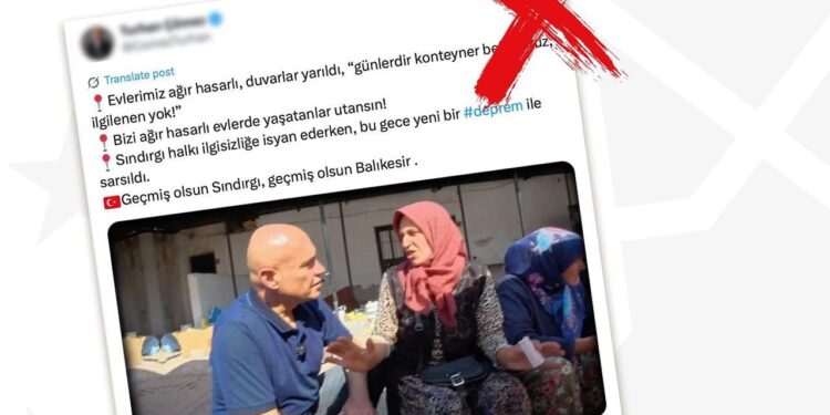 Sındırgı’daki depremzedelere konteyner verilmediği iddiası yalanlandı