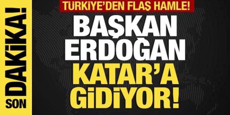 Son dakika… Cumhurbaşkanı Erdoğan, Katar’ı ziyaret edecek!