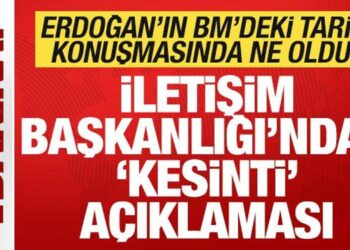 Son dakika: Erdoğan’ın BM’deki tarihi konuşmasında ne oldu? Mikrofonun sesi kapandı